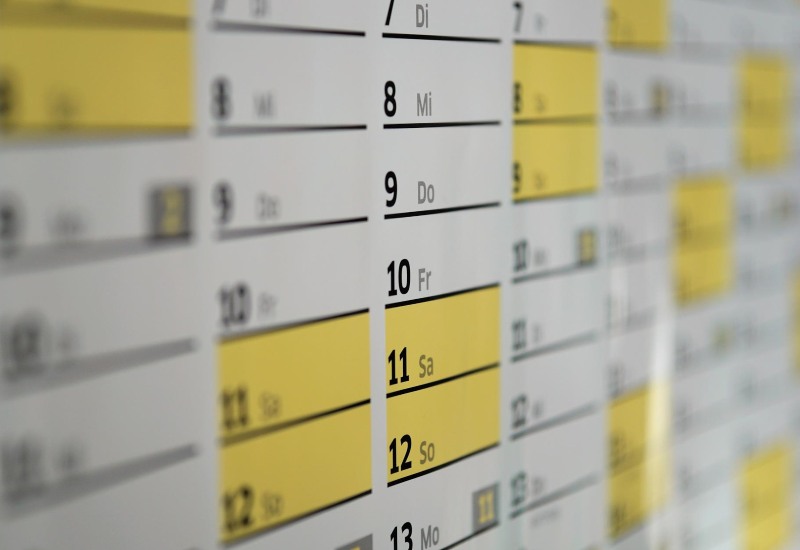 Kalendar sa zauzetim datumima