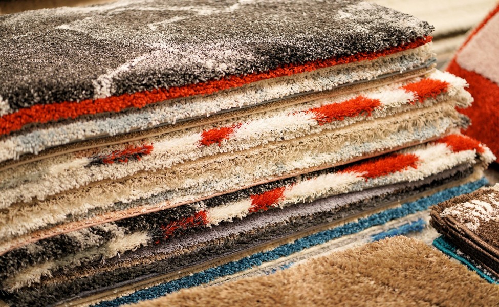 The appearance of woolen carpets